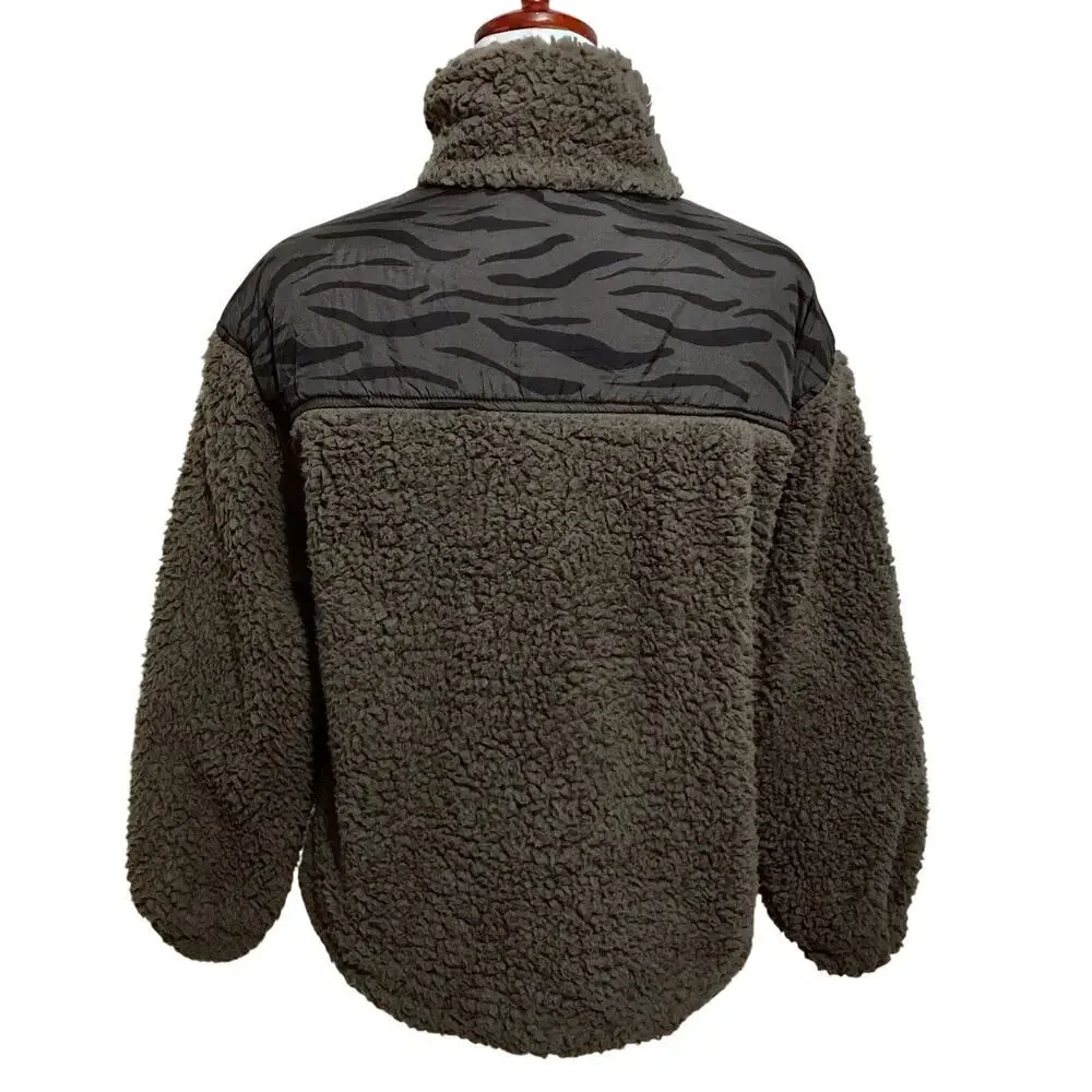 Thread & Supply NWT Full Zip Sherpa Teddy Jacket Women Various